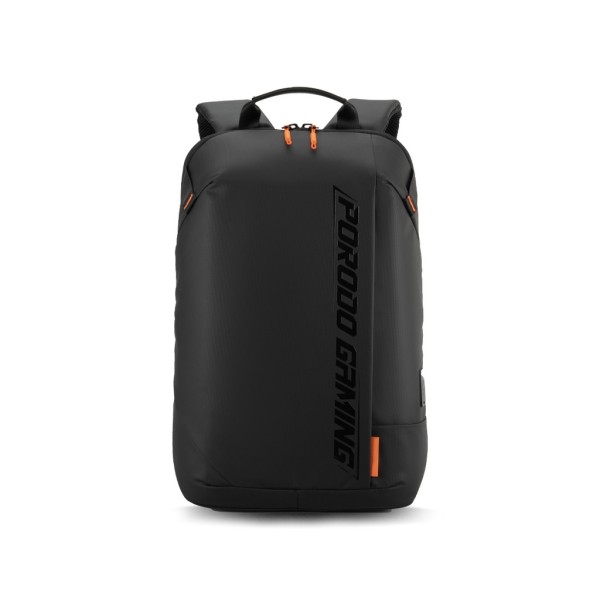 Porodo Gaming Water-Resistant PU Laptop Backpack With USB-C Port