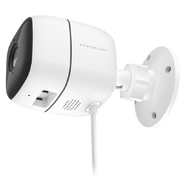 Powerology Wifi Smart Outdoor Camera 110 Wide Angle Lens Camera