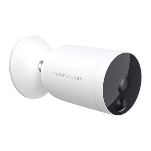Powerology Wifi Smart Outdoor Wireless Camera Built-in Rechargeable Battery With 3 Months Standby