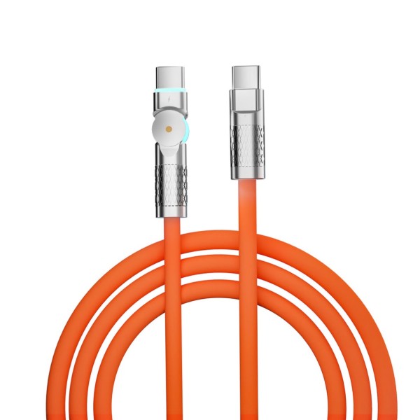 Porodo High-Speed Rotating Connector USB-C To USB-C Cable Data & Fast Charge 1M