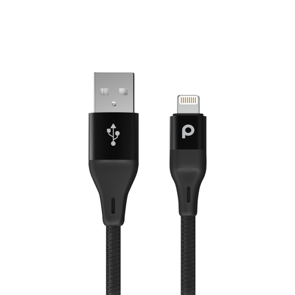 Porodo Braided USB-A to Lightning (2.4A 1.2m)