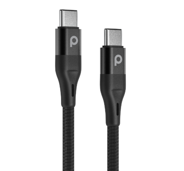 Porodo Braided USB-C to USB-C (60W 1.2m)