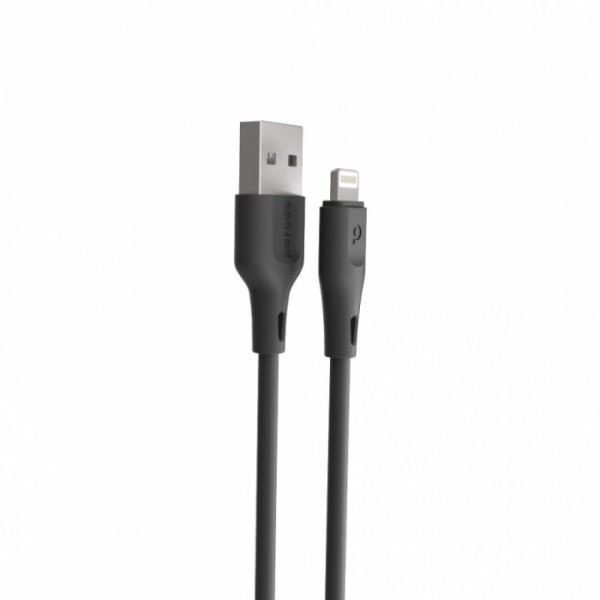 Porodo USB Cable Lightning Connector Durable Fast Charge and Data Cable (2M, 2.4A)