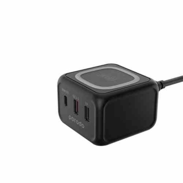 Porodo Desktop Charger With Fast-Wireless Charging