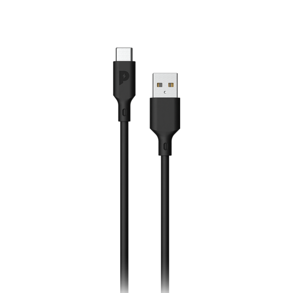 Powerology TPE USB-A to Type-C Data  Fast Charge Cable (1.2m/4ft)
