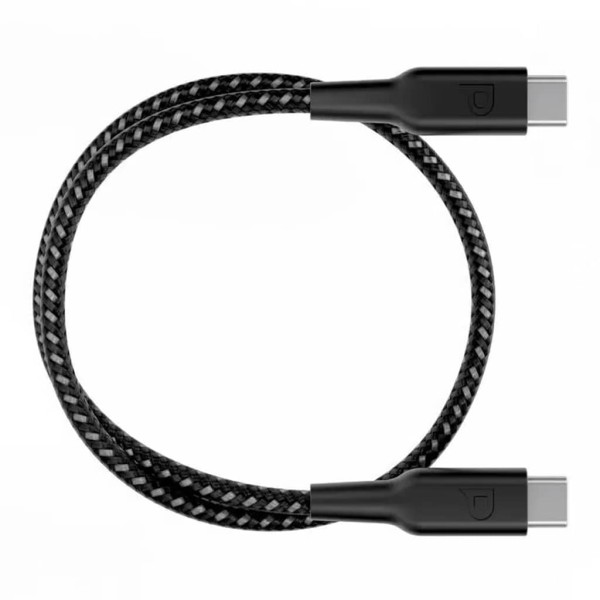 Powerology Braided USB-C To USB-C Data & Fast Charge 30Cm/0.98ft