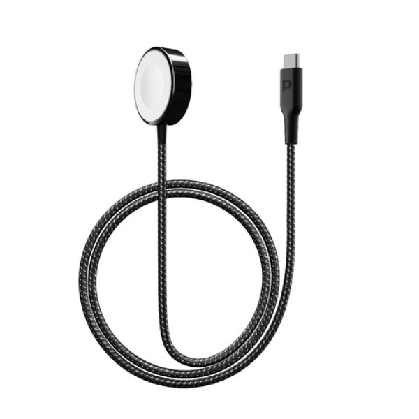 Powerology Braided Type-C Watch Charger 5W 1.2M/4ft