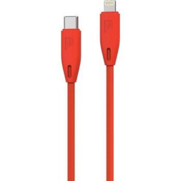 Powerology Braided USB-C to Lightning Cable  Designed to Withstand up to 15000+ bends (2m/6.6ft)