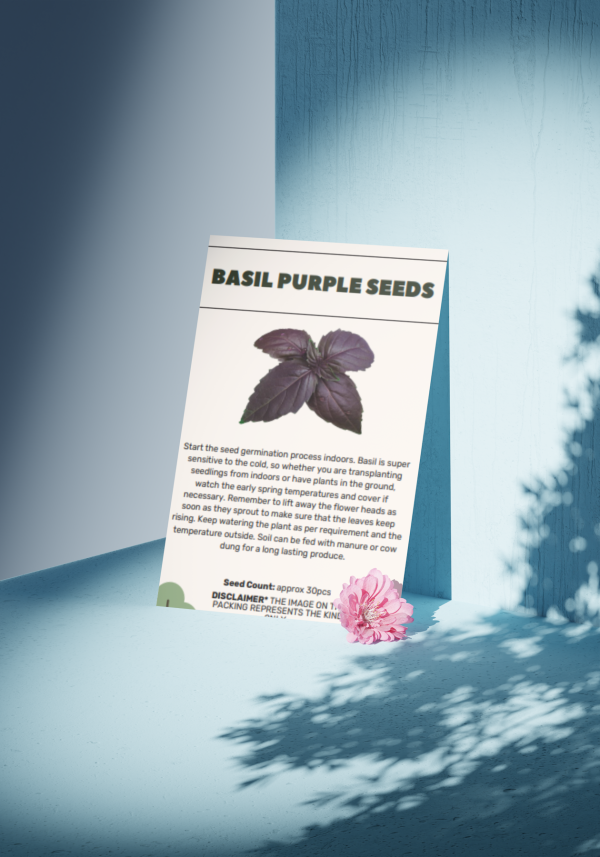 Basil Purple Seeds - Organic