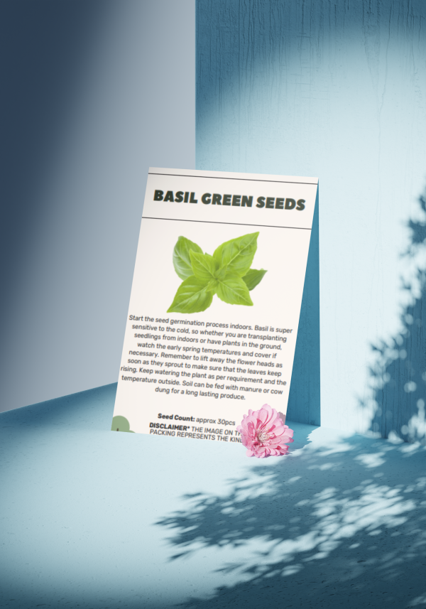 Basil Green Seeds - Organic