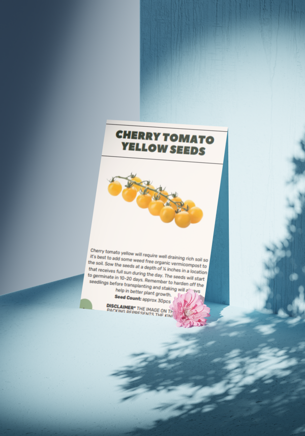 Cherry Tomato Yellow Seeds - Organic