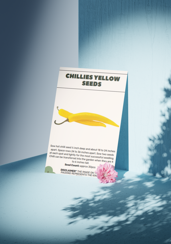 Chillies Yellow Seeds - Organic