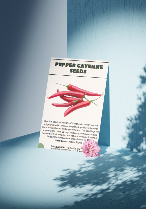 Pepper Cayenne Seeds - Organic