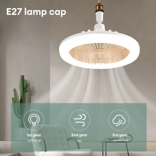 LED Multifunction Fan Light Model: FL-E27