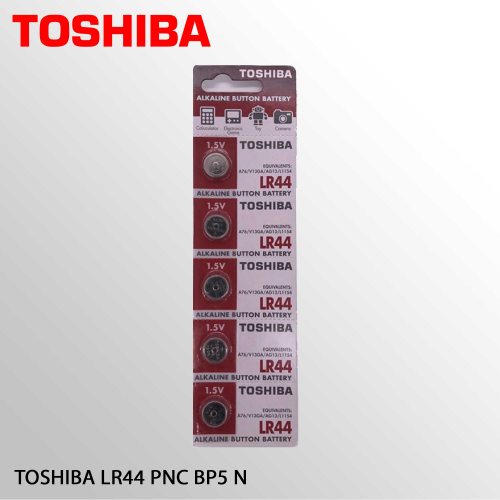 TOSHIBA LR44 PNC BP5 N PACK OF 5 