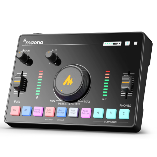 Maonocaster AMC2 NEO One-Stop Streaming Audio Mixer & Sound Card