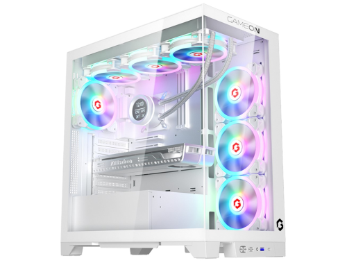 GAMEON Emperor Arctic IV Series 7 Fans Mid Tower Gaming Case