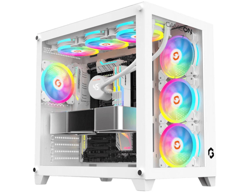 GAMEON Emperor Artic Series 7 Fans Mid Tower Gaming Case