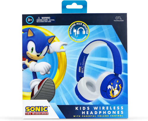سماعات الرأس اللاسلكية OTL Sonic The Hedgehog للأطفال