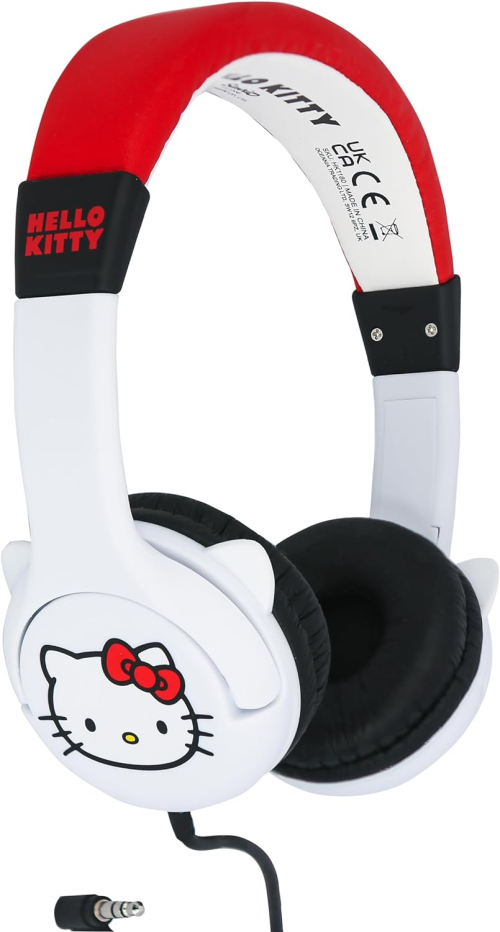 OTL Hello Kitty Moulded Ears Childrens Headphones