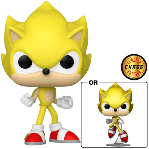 مجسم Games: Sonic Super Sonic with Chase Exclusive
