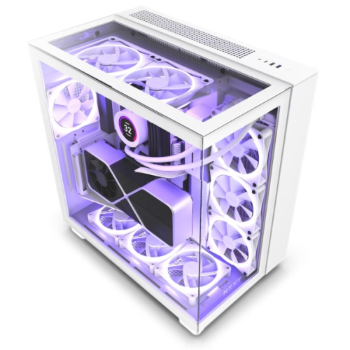 NZXT H9 Elite Edition White ATX Mid Tower PC Case