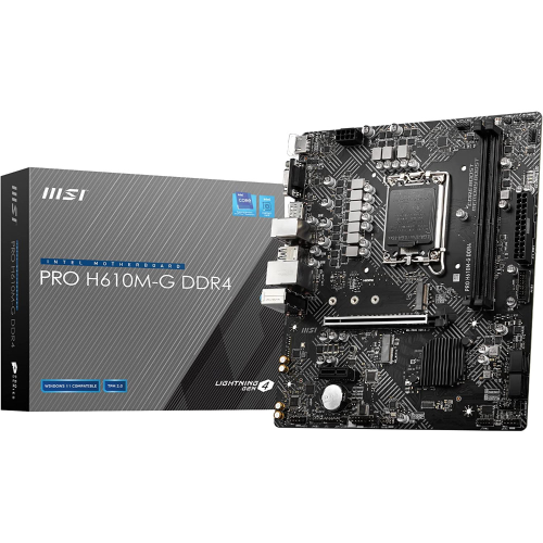 MSI PRO H610M-G DDR4 Motherboard