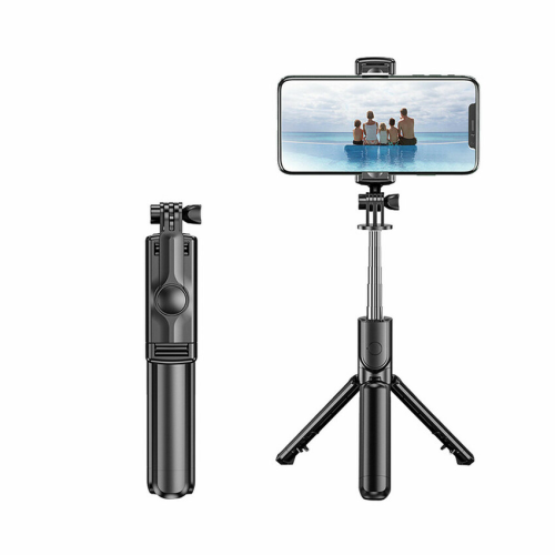 XQISIT Tripod phone holder with bluetooth remote