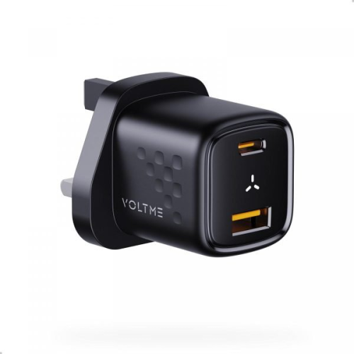 Voltme Revo 30 Duo CA Wall Charger (30W) Black