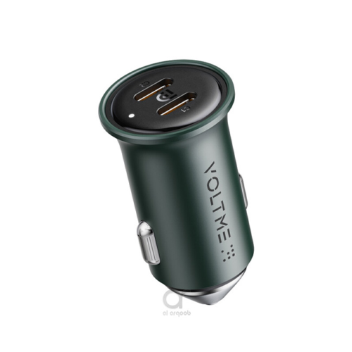 Voltme Cazo 30 CC Car Charger (30W) England Green
