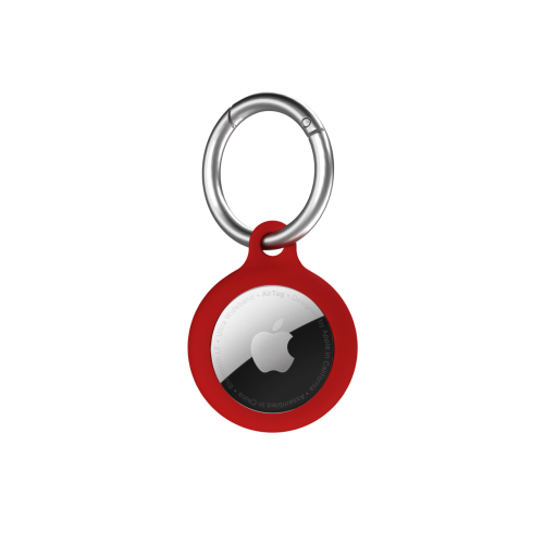  NEXT ONE  RED SILICONE AIRTAG SECURE KEY CLIP
