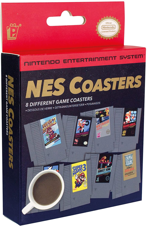 Paladone Nintendo NES Cartridge Retro Drink Coasters