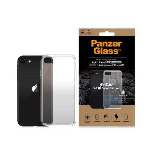 PanzerGlass iPhone SE 4.7'' 2022 Hard Case Clear with 2 X Military Grade Standard