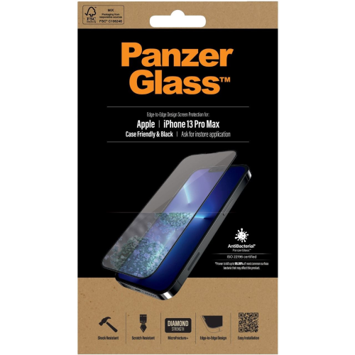 PanzerGlass iPhone 2021  6.7'' CF, Black AB - PRO2746