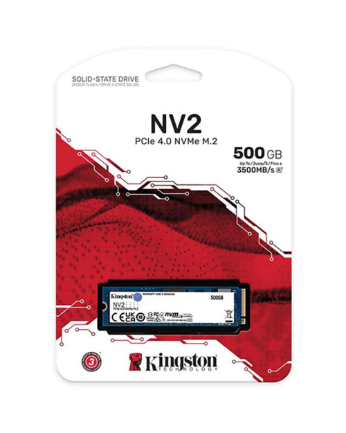 Kingston 500 GB NV2 PCIe 4.0 NVMe SSD