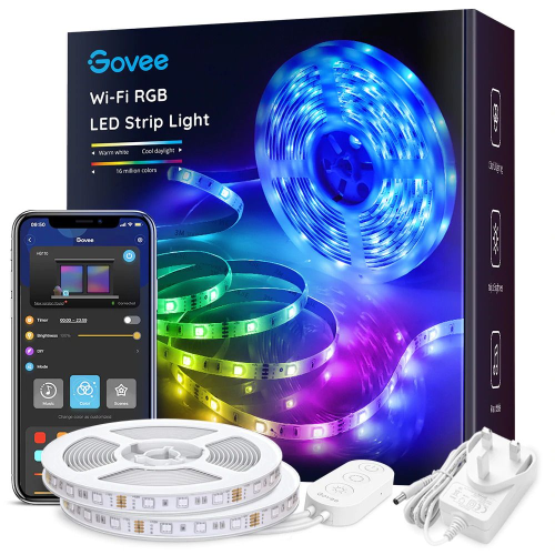 Govee Wi-Fi RGB LED Strip Lights (5m × 2 Rolls)