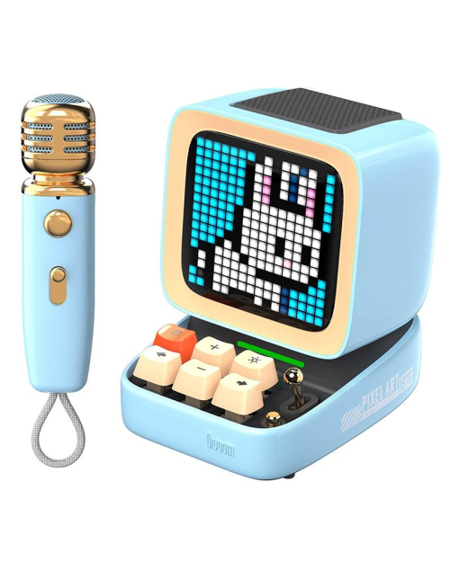 Divoom Ditoo-Mic Retro Pixel Art Game Bluetooth Speaker Microphone Karaoke