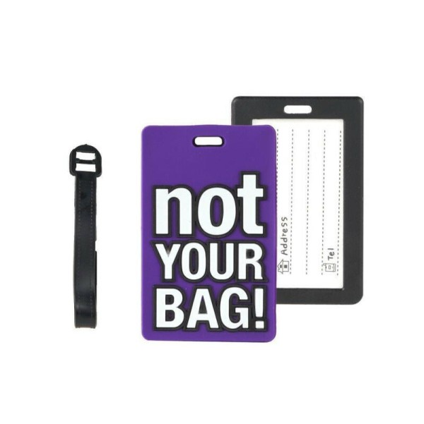 بطاقة تعريف شنطة السفر Not Your Bag
