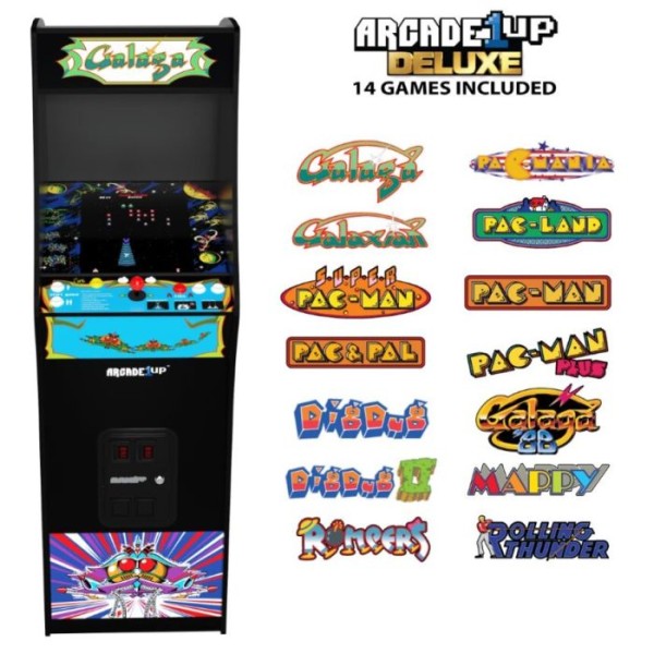 Arcade1Up Retro Galaga Deluxe Arcade Machine