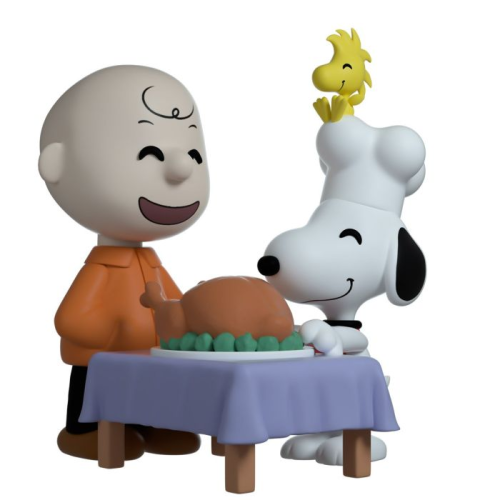 مجسم Peanuts Charlie & Snoopy Thanksgiving