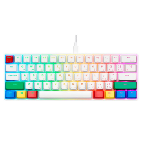 GamerTek GK60 Mini Pro Keyboard - RGBY