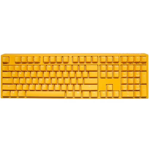 Ducky One 3 Yellow Ducky Fullsize 100% Cherry Red Key Gaming Keyboard