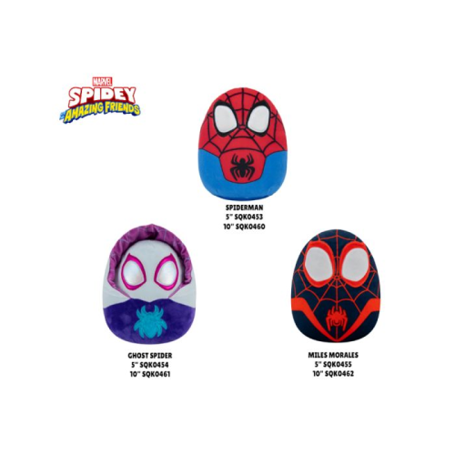 Squishmallows Disney Spidey and Friends Mid Plush (Assorted 1 Piece)