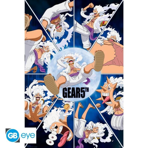 ABYstyle One Piece Poster Maxi 91.5x61 Gear 5 Photo Frame