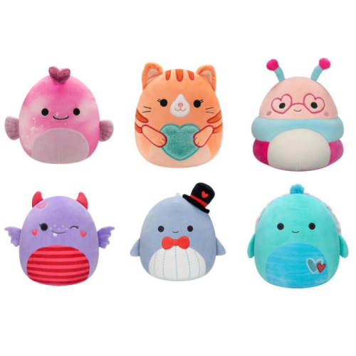 Squishmallows Mdm Plush Val 2024 (Assorted 1 Piece)