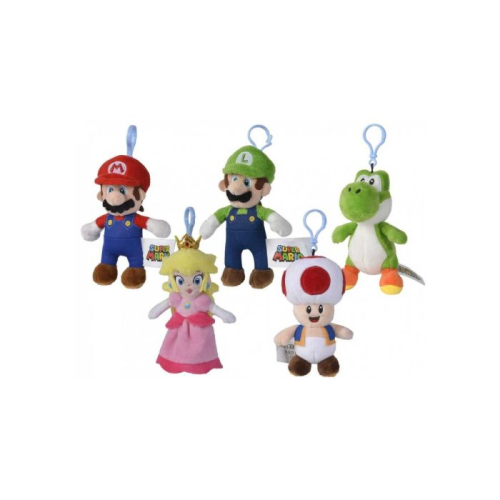 Super Mario Plush Keychain (Assorted 1 Piece)