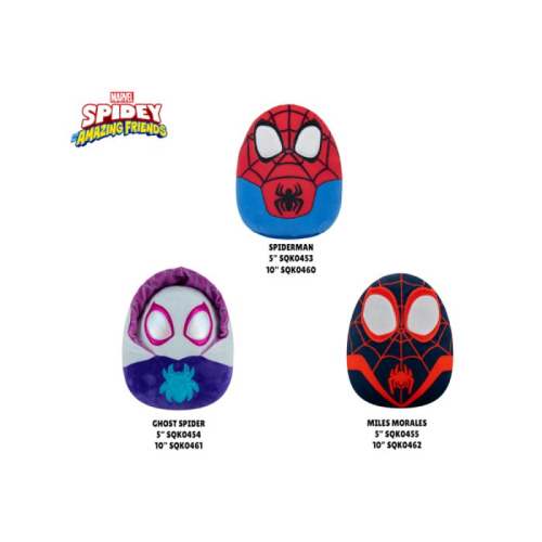 Squishmallows Disney Spidey and Frinds Plush (Assorted 1 Piece) 5IN