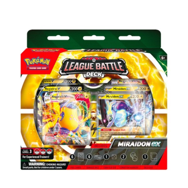 Trading Card Game : Miraidon Ex League Battle Deck Box