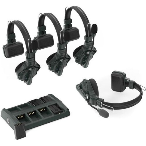 HOLLYLAND SOLIDCOM C1-4S Two Way Radio Intercom System with 4 Speakers (1.9GHz)