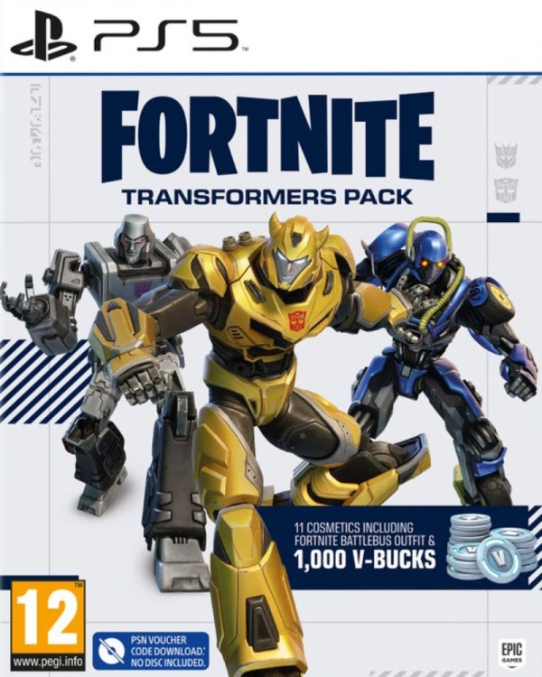 Fortnite Transformers Pack PS5 PEGI